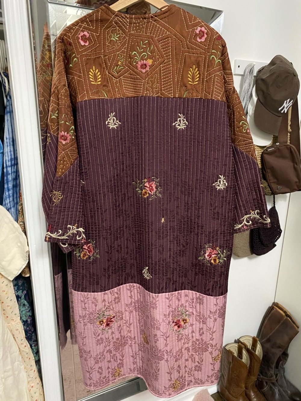 *RARE* Limited Edition ZARA embroidered patchwork kimono - Picture 7 of 8
